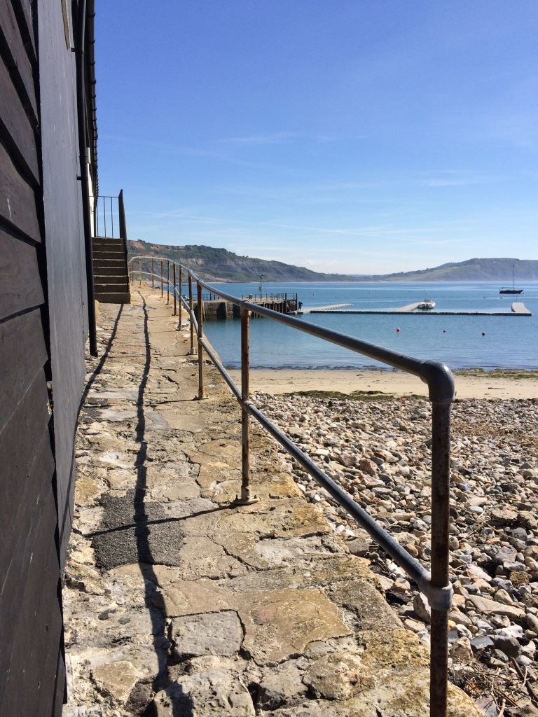 Pedestrian Barrier at Lyme Regis using Interclamp